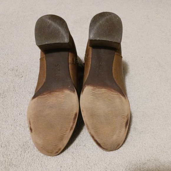 SOUL Naturalizer Women's Richy-Zip Ankle Boot, Banana Bread Brown - Picture 16 of 16